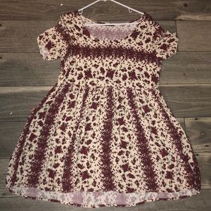 Brandy Melville rose print dress